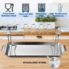 Chicken Leg Rack for Grill with Drip Tray - Easy