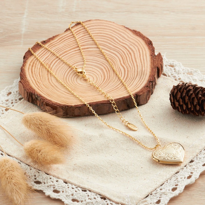 Philip Jones Gold Plated Heart Locket