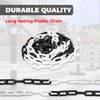 10 Meter 6MM Thickness Plastic Chain - Black & White