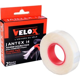 Velox Jantex 14 Double Sided Carbon Rim Tubular Tape, Transparent, 18mm