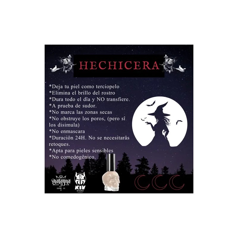 Base De Maquillaje Líquida Ultra Mate Hechicera Malagna