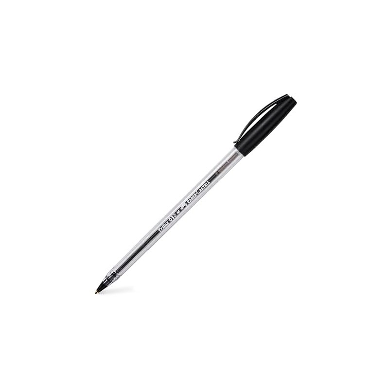 Faber Castell Trilux Ballpoint Pen, Black (Pack of 50)
