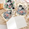 JISHSHAY 6 PCS Diamond Art Cards with Envelopes Diamond Painting