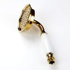 Skybath Gold Metal Brass Shower Head Traditional Victorian Style Handheld