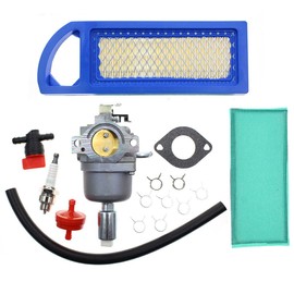 Carbhub 594593 Carburetor Replacement for Briggs & Stratton 594593 591731 796109 796078 590400 31H777 Carb 14.5-21HP with 797008 677014 697634 697153 Air filter 72347GS Spark plug- 594593 Carburetor