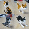 Balody Cat giving the paw. Nanoblocks assembly kit. 1300 pieces