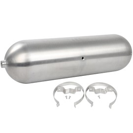 INEEDUP 3 Gallon 6 Port Air Compressor Tank 250 PSI Max Storage Air for Air spring, Air suspension, Air system reservoir, Air horn system,Aluminum