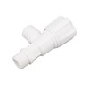 2 Pieces Plastic 3 Way Diverter Valve, G1/2 Male Thread
