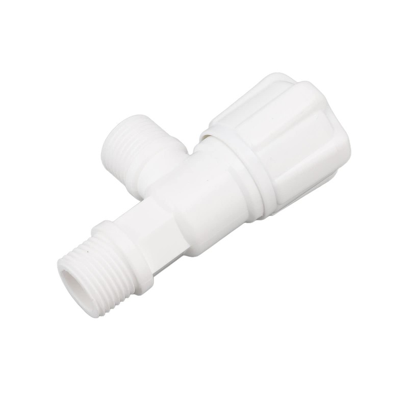 2 Pieces Plastic 3 Way Diverter Valve, G1/2 Male Thread