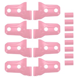 REPAIROCK 1 Set Door Handle Hinge Cover Trim for Jeep Wrangler JL JLU 2018-2023 for Jeep Gladiator JT 2020-2023 Exterior Door Hinge Cover Trim Sticker Decal ABS Pink
