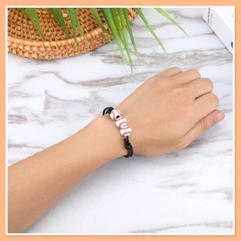 20Pcs Baseball Party Favors Baseball Charm Bracelets Wristbands Baseball Beads Bracelet Adjustable Baseball Favor Decorations Sport Bracelet Baseball Birthday Party for Teen Adults Team Players Gifts