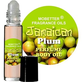 Jamaican Plum Perfume Body Oil 1/3 oz roll on Glass Bottle by Mobetter Fragrance OIls