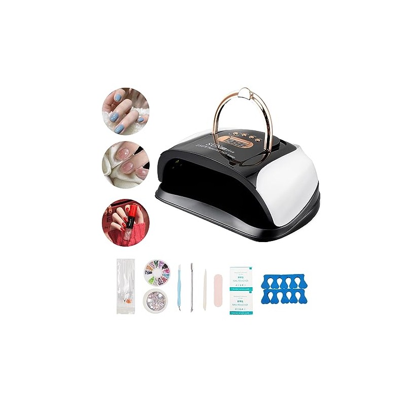 Kit de Uñas Lámpara De Uñas LED UV 256w Pinceles