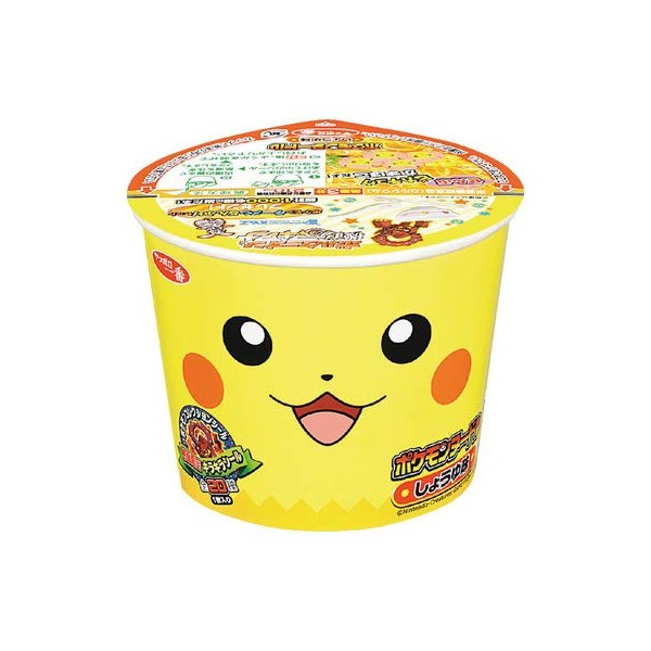 《Case》 Sanyo Foods Sapporo Ichiban Pokemon Noodle Soy Sauce Flavor, 1.3 oz (38 g) (1 piece) x 12 pieces, Nutritional Functional Food Pokemon