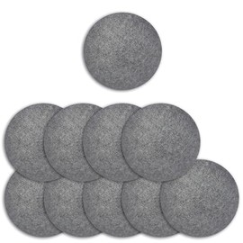 Felt Coasters, Round Table Coasters for Pots, Pans, Plates, Glasses, Bowls and Vases (5, 20 cm)