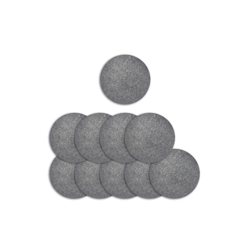 Felt Coasters, Round Table Coasters for Pots, Pans, Plates, Glasses,