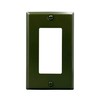 ENBRIGHTCO ENBRIGHTCO Decorator Light Switch,Oliver green finish wall plate cover,stainless