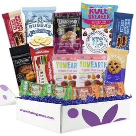 Gluten Free Snack Care Package: Gluten Free Box Contains a Variety of Healthy Sweet & Savory Gluten Free Chips, Chocolates, Nuts, Chips, Candies, Bars and College Care Package (Sweet and Indulgent Gluten Free)