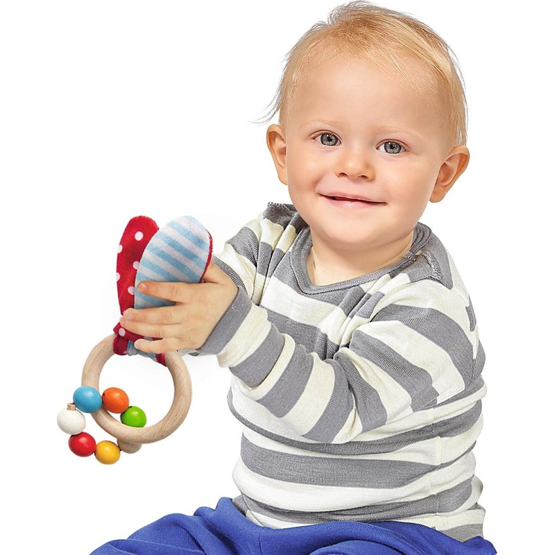Eichhorn 100017045 - Baby Starter/Geschenke Set mit Maraca, Greifling mit