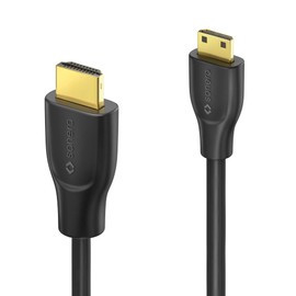 Sonero® 4K Mini HDMI auf HDMI-Kabel, Premium High Speed, 4K 60Hz, Mini HDMI Stecker auf HDMI Stecker, vergoldete Kontakte, zweifache Abschirmung, PVC-Mantel, 3,00m
