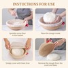 Mepple Sourdough Bread Baking Supplies,10" Round and 11" Oval Cotton