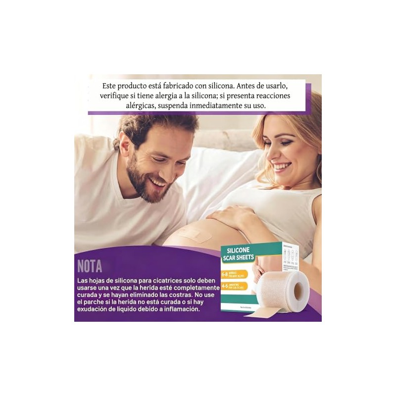 MXBEAUTY Parches de Silicona para Cicatrices