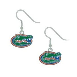 Florida Gators Earrings J-Hook Logo, Team Color, One Size