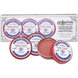 C. O. Bigelow - Juego de 3 bálsamos labiales multiusos, color rosa, alivia irritación y acondiciona piel seca y agrietada