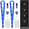 Cruise Lanyard for Ship Cards [2-Pack] Cruise Lanyards with ID