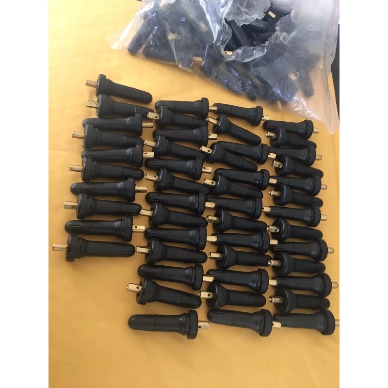 RUBBER VALVE STEM 100 PACK RUBBER TPMS VALVE STEM TIRE
