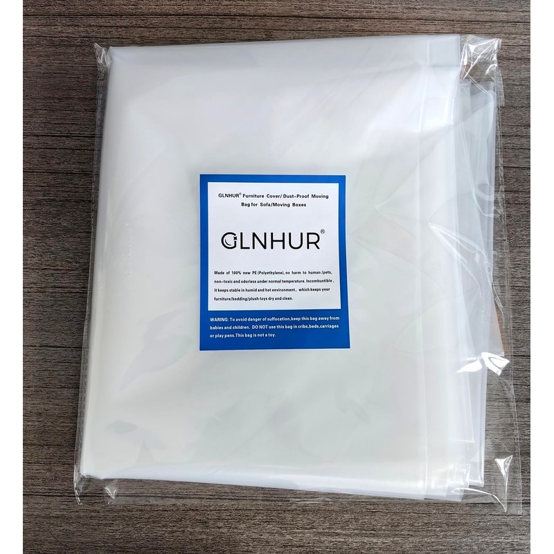 GLNHUR Furniture Cover – Dust-Proof Moving Bag for Sofa,Chair,Suit Case,Moving