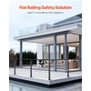 VEVOR 4 Pack Cable Railing Post, 36"x1"x2" Level Drilled Deck