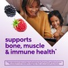 vitafusion Vitamin D3 Gummies, Bone and Immune Support, Peach, Blackberry,