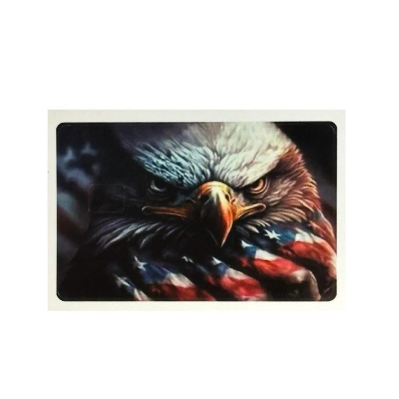 YOURSOCREATION Eagle USA FLAG Patriotic Credit Debit Card Skin Cover