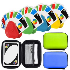 Roselee Children's Card Holder Pack of 6 Playing Card Holders Children's Card Holder Playing Cards Hands-Free Card Stand with Storage Bag Playing Cards Storage for Seniors and Children