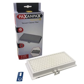 Paxanpax PFC1059 Anti-Allergy Filter with Timestrip Display for Miele SF-HA30 9616270, S300, S2000, S7000, White