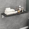 FURNIKNA Wall Mounted Folding Table,Floating Wall Desk for Small Spaces,Functional