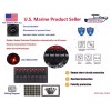 STX Boat Marine 8 Gang Switch Panel Circuit Breaker Toggle