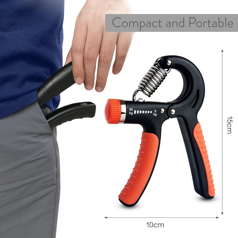 Fk Sports Forearm & Hand Grip Strengthener With Adjustable Resistance