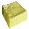 Pinochukka 10 Pack [40cm x 40cm] Multipurpose Yellow Microfibre Cleaning