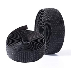 Bike Handlebar Tapes, Road Bicycle Bar Tape, Handle Wraps 2 Rolls for Road Bikes and Cycling (Black)