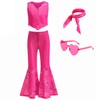 Girls Princess Dress Up Birthday Party Luxury Cosplay Costume Outfit
