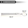 Motoforti Universal Car Anti Static Strap, Plastic Metal, Silver Tone,