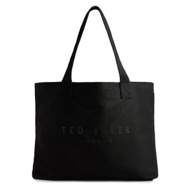 Ted Baker London Men's LUKKEE Canvas Beach Bag, Black, One Size