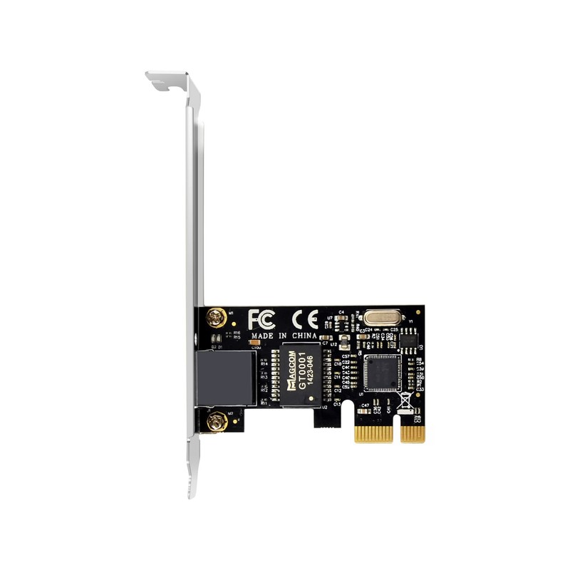 DriverGenius 1-Port Dual Profile PCI Express PCIe Gigabit Network Server