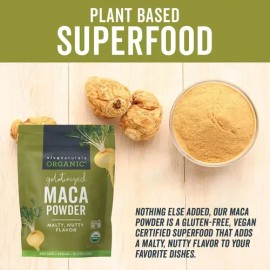 Viva Naturals Polvo De Maca Orgánica Gelatinizada 16 Oz