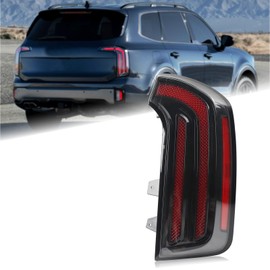Duolctrams LED Type Tail Light Rear Lamp Assembly Compatible with 2023-2025 Kia Telluride EX/SX/X-Line/X-Pro Models Right Passenger Side 92402-S9600 KI2805170
