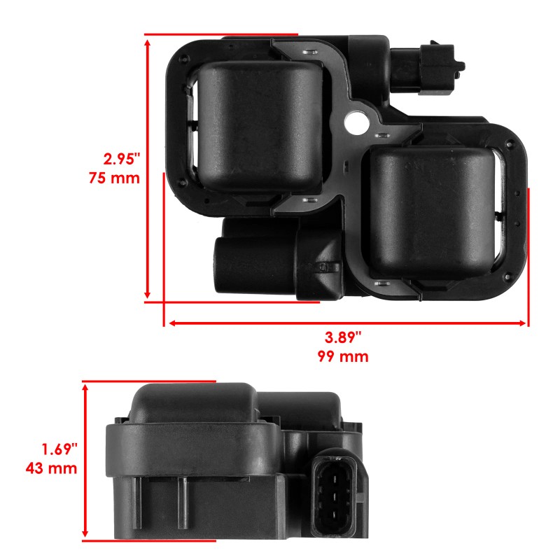 Caltric Ignition Coil for Polaris Ranger RZR XP 900 2011