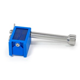 PACLOCK's UCS-80A-250 Trailer Hitch Lock, 5/8" Pin for 2-1/2" Receivers, High Performance 6-Pin Cylinder, Keyed Differently, Blue Anodized Aluminum