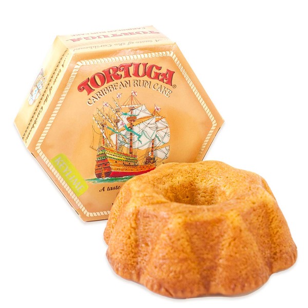 TORTUGA Caribbean Key Lime Rum Cake - 4 oz Rum Cake - The Perfect Premium Gourmet Gift for Gift Baskets, Parties, Holidays, and Birthdays